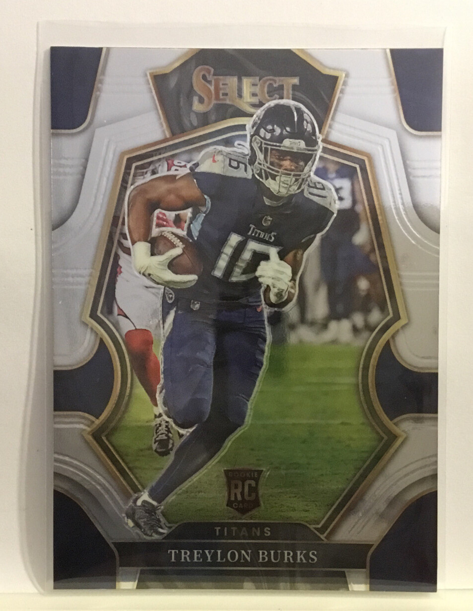 2022 PANINI SELECT TREYLON BURKS ROOKIE #195 TITANS MSK