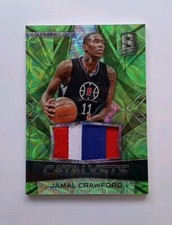 2016-17 Panini Spectra Jamal Crawford Catalysts Jersey Patch Neon Green 17/25
