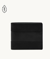 Fossil Men's Everett Bifold with Flip ID Black Wallet ML4397001