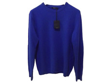 PULL LOVE-FIRENZE Maglione Cashmere Blend Sz.L Blu  Made in Italy ho Herno Fay