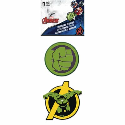 Marvel AVENGERS Embroidered Stickers - HULK - 2 pcs