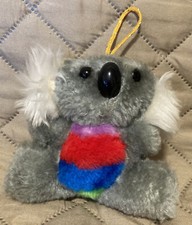Vintage 4" Gray Koala Bear Carnival Toy Small Prize Plush - Acme Korea