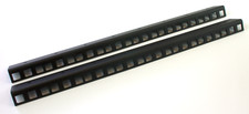 2 x 8 HE 19 Zoll Stahl Rack Streifen Matt Sch...