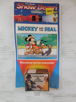 View Master show beam Mickey Mouse and the Seal cartridge 1982 Walt Disney new