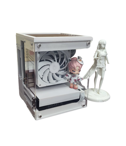 Unique ITX case, Open Computer Case, 3D printed PC case, SFX power supply,Compat - Picture 7 of 11