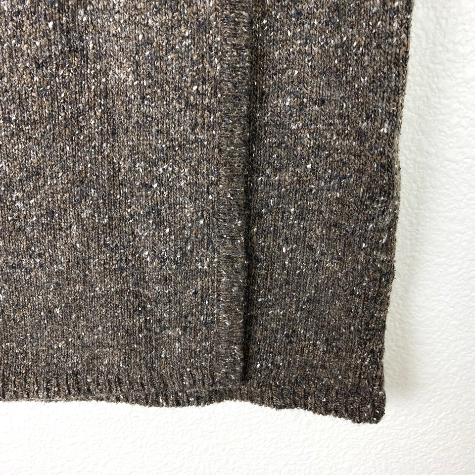 Falda lápiz deportiva Vittadini hasta la rodilla talla M mezcla de seda marrón envoltura sintética Foto 2 de 4