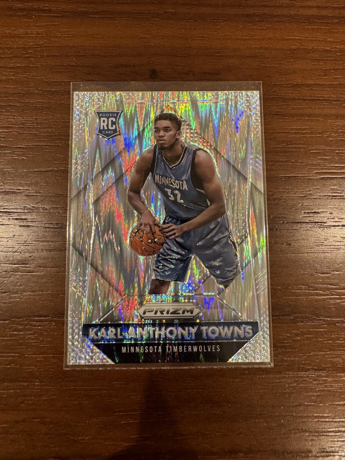 2015-16 Panini Prizm Karl-Anthony Towns Flash RC Rookie 328