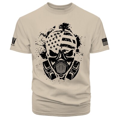 USA Soldier Skull Patriotic T-Shirt For Men - American Pride Graphic Tee, Made In USA - View #11