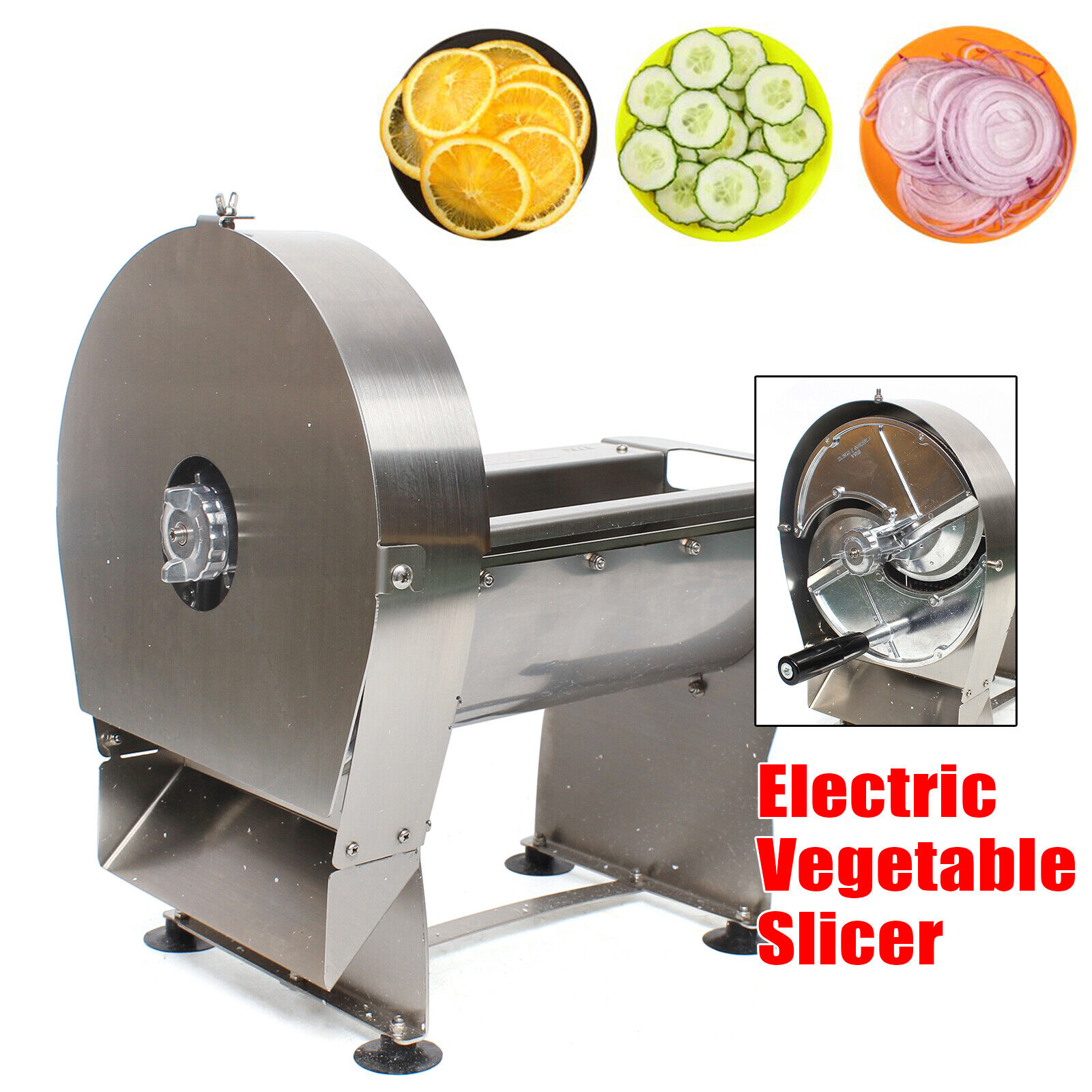 Electric Commercial Vegetable All items in the store Fruit Stai Thickness 55% OFF 0-10mm Slicer
