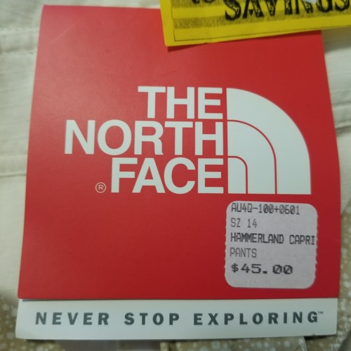 NUEVO Pantalones capri The North Face para mujer talla 14 blancos Hammerland con cinturón - Imagen 12 de 22