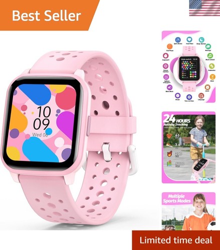 Customizable Touchscreen Smartwatch for Kids - Sleep Monitor & Activity Tracker
