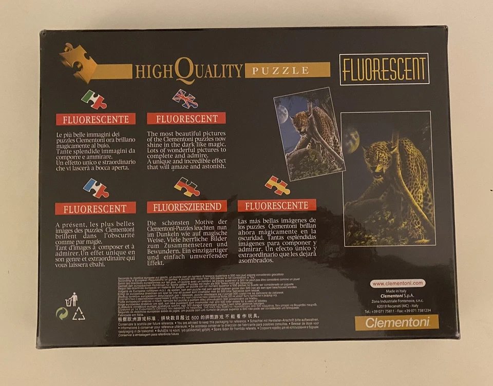 Clementoni Puzzle New York Lights 1000 Piece Broadway Fluorescent GID - Image 2 of 4