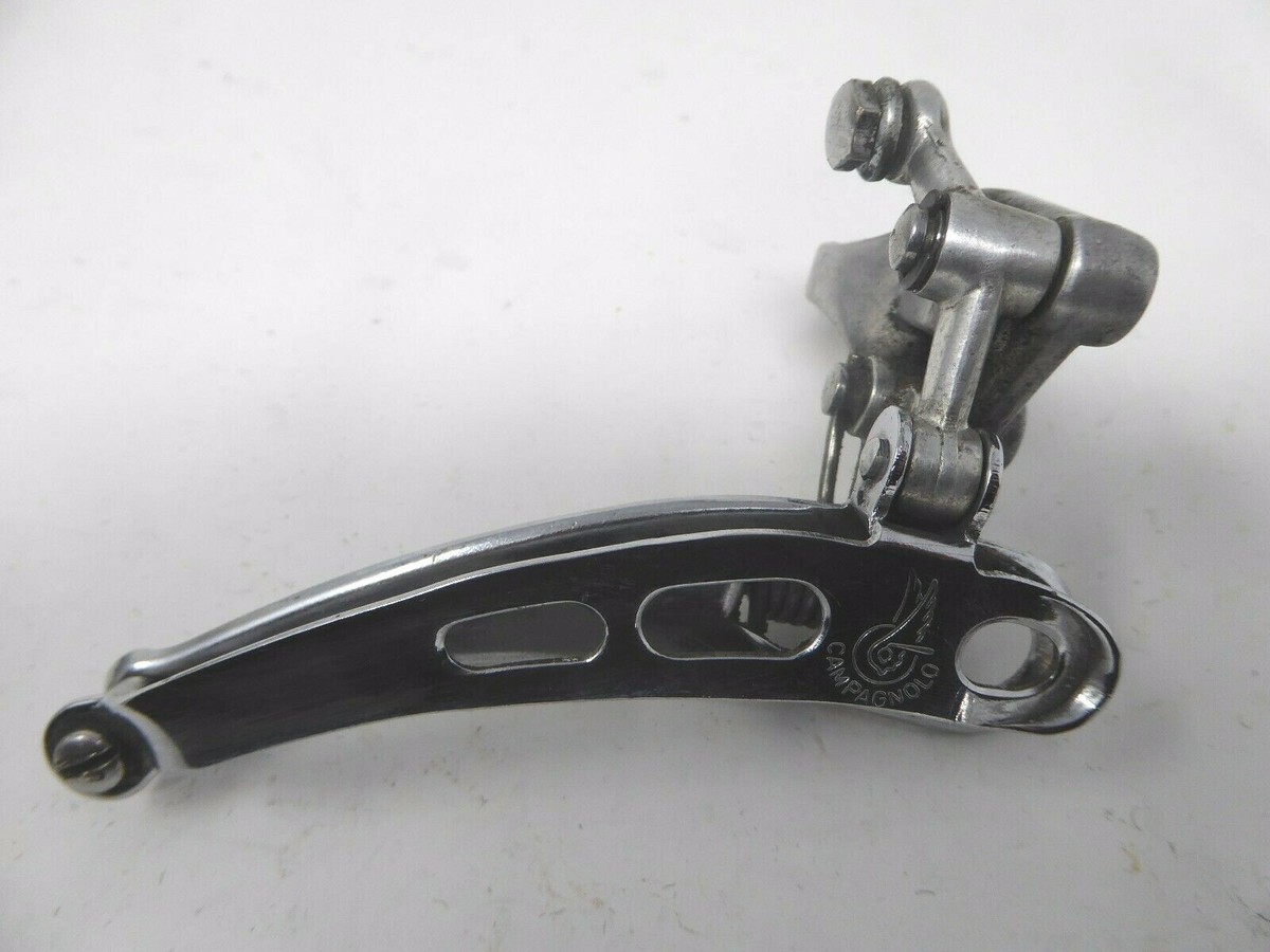 Dérailleur Avant Vintage Campagnolo Nuovo Record - Pour Vélos De Route 5/6/7 Vitesses, Occasion