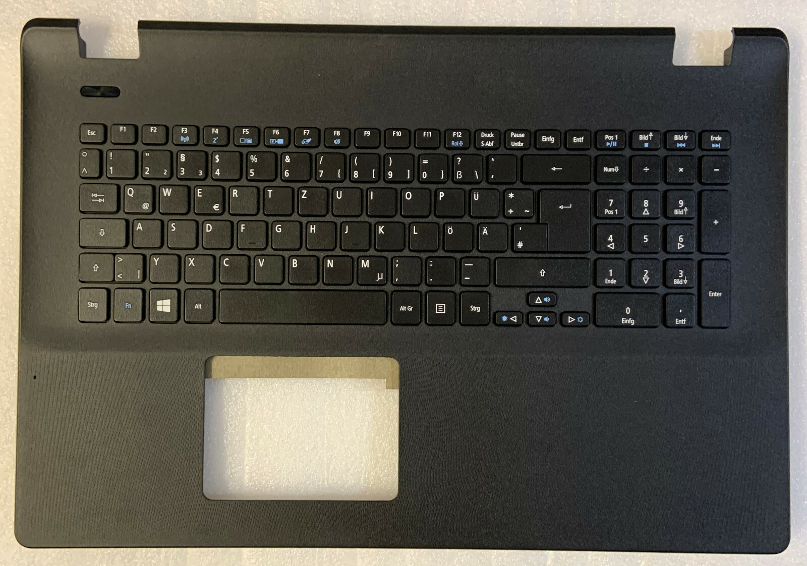Clavier Qwertz Allemand Acer Aspire ES1-711 Blocs Touches Avec Topcase Noir Rigide