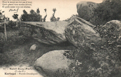 CPA 22 - SAINT-QUAY-PORTRIEUX (Côtes d'Armor) - Kertugal - Druidensteine
