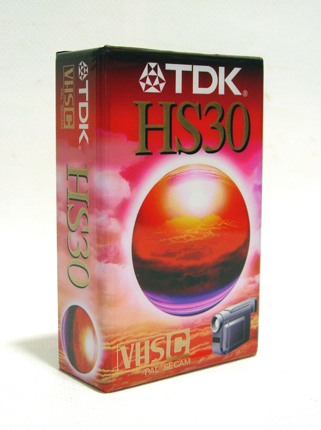 TDK HS30 VHS-C. Nuovo sigillato