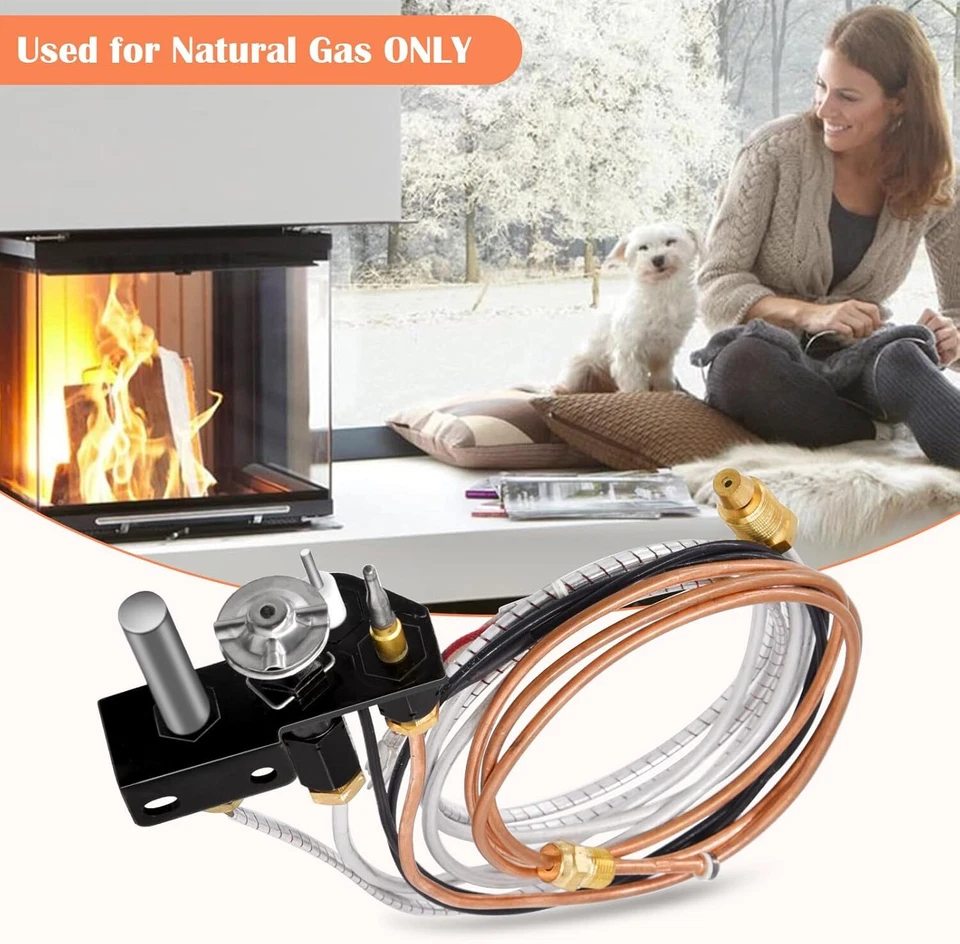 Conjunto piloto 69L17 para lareiras a gás natural Lennox, IHP, Desa ventilação direta - Imagem 4 de 4