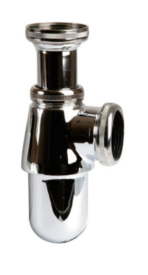 Siphon Laiton chromé pour simple cuve - Diamètre 40 - SLAC - CODIGEL main image 0