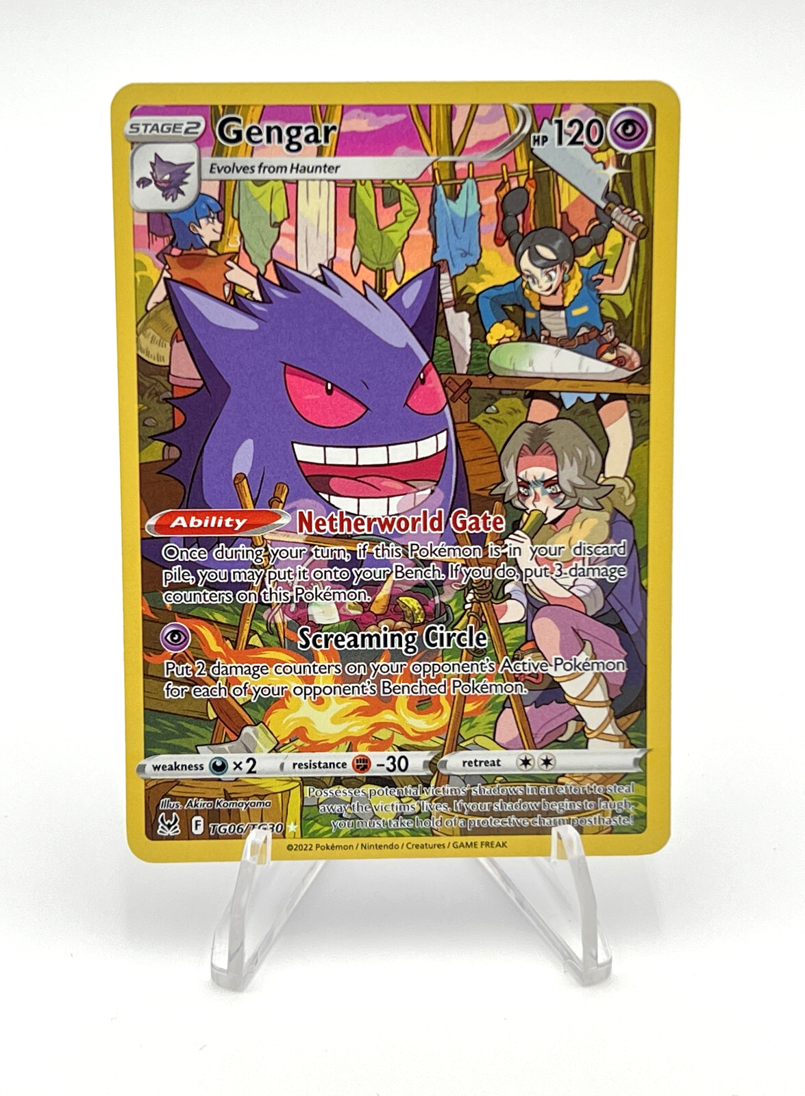 Pokemon TCG Lost Origin Gengar TG06/TG30 Trainer Gallery NM Mint Condition