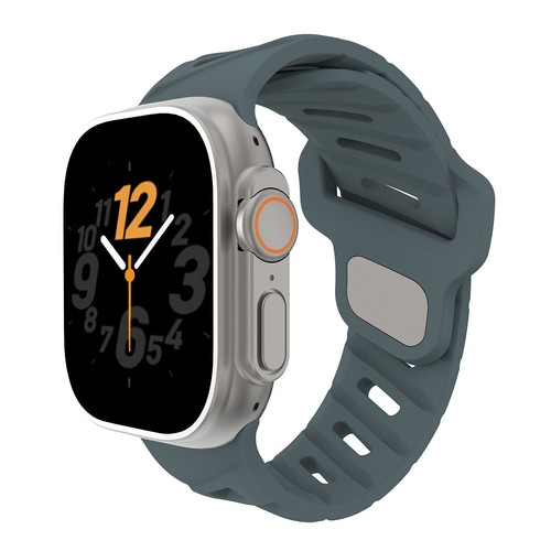 Silikonowe opaski do Apple Watch pasek Ultra 2 49mm bransoletka sportowa IWATCH 10 9 8 7 - Zdjęcie 17 z 24