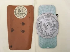 Vintage Weems Dalton Dead Reckoning Computer Type E-6B with Case