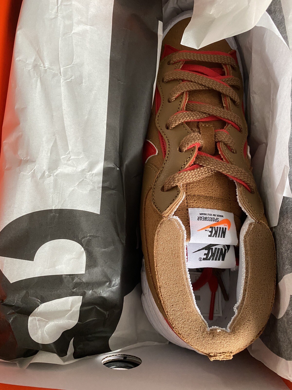 SACAI X NIKE Nike x Sacai Blazer Basso 'British Tan' Taglia 8