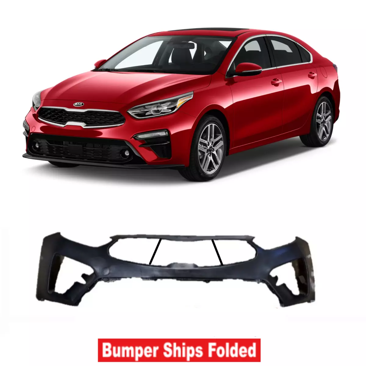 NEW Only Pick Up For 2019 2020 2021 KIA FORTE FRONT BUMPER UPPER