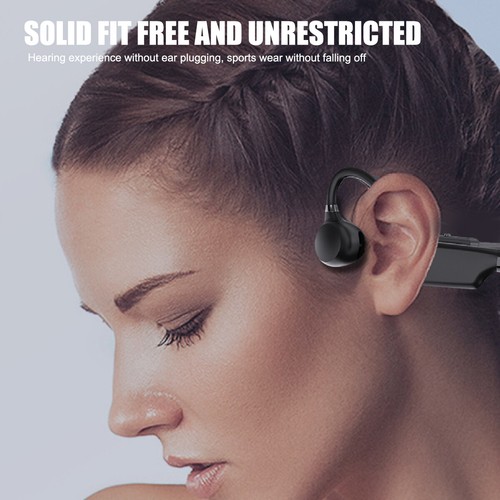 Bluetooth 5.3 Bone Conduction Headphones Wireless Outdoor Sport Headset Earbuds. - Photo 3 sur 8