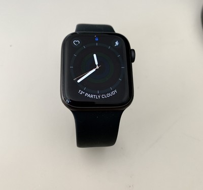Apple Watch Series 5 44mm Space Gray Case Black Band - (MWVF2LL/A) 190199264427 | eBay