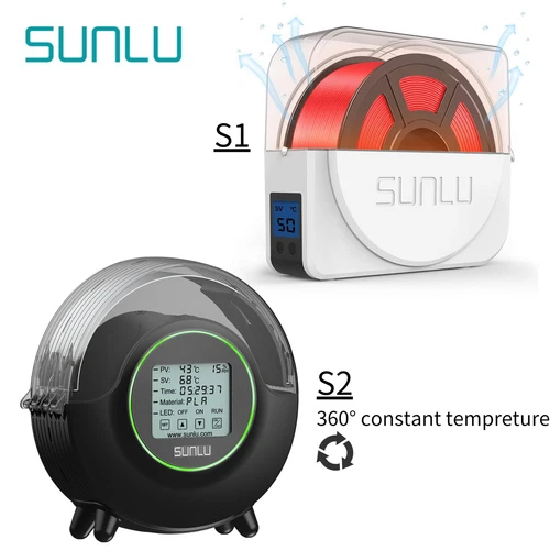 Sunlu S1/Upgrade S2 FilaDryer 3D Drucker Filament Trockner Aufbewahrungsbox