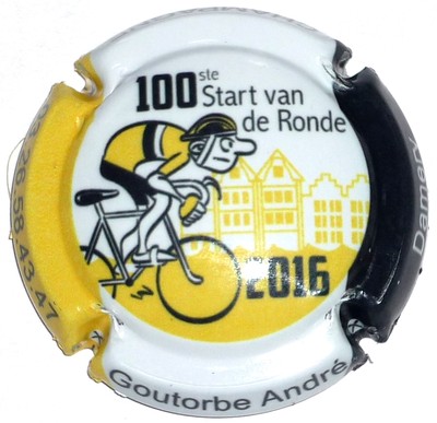 Champagnerkapsel: Extra!!! GOUTORBE, 100. Start Van de Ronde 2016, Nr. 17
