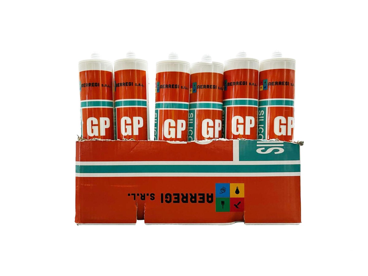 Silicone Acrilico AERREGI Bianco | Per Applicazioni Su Muri | Cartuccia 310 Ml | Set Da 1, 12 O 24 Pezzi - Foto 3