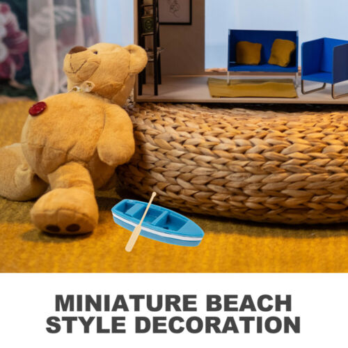 1 Satz Mini-Strandkorb Puppenhaus Zubehör Set Strandfigurines Miniaturen Neu - Bild 5 von 12