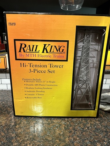 MTH Rail King O Gauge HI-TENSION TOWER 3-PIECE SET 30-10256