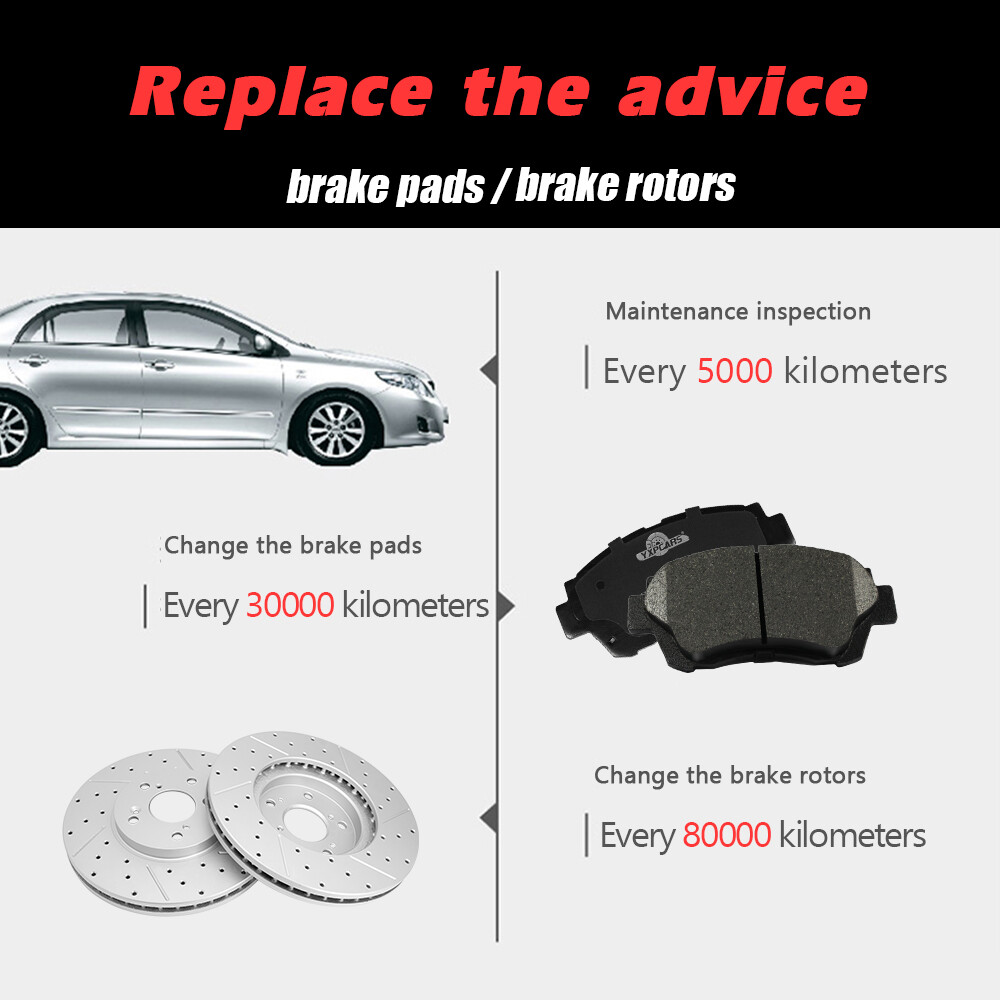 Front Rear Brake Rotors + Ceramic Pads for Hyundai Santa Fe Sport Kia Sorento