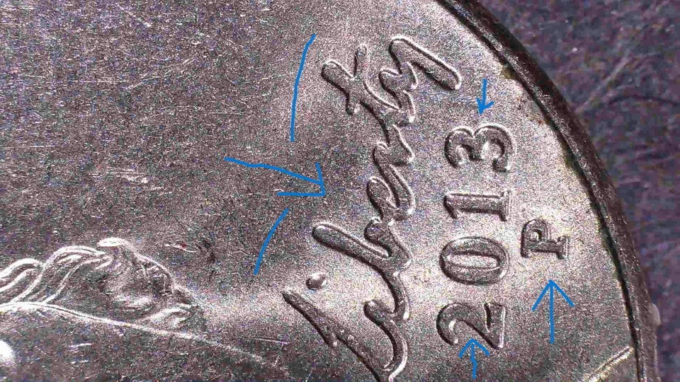 2013 Liberty Nickel **Double Die** - Image 4 of 4