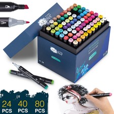 Dual Marker Set Farben Pens permanent Kunst S...