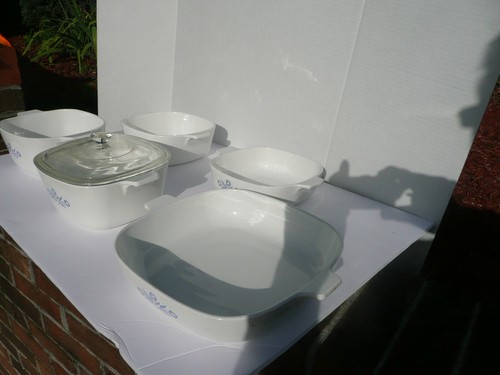 Vintage 1962~1971 Lot Of Original Corning Ware Blue Cornflower 6 Piece Set - Picture 2 of 12