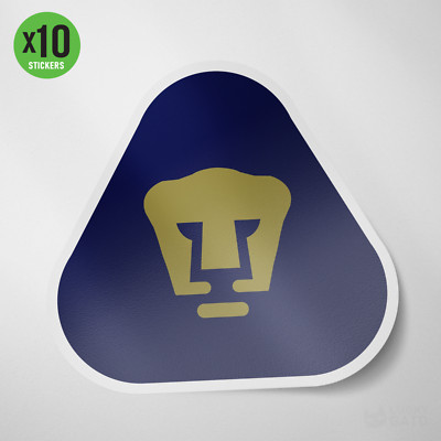 Pumas UNAM Mexico 10 Pack Sticker Vinyl Decal Calcomania Universidad Liga MX