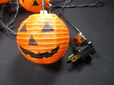 Japanese Style Lantern Jack-O-Lantern Light Set - Halloween | eBay