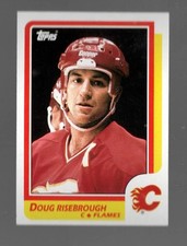 1986-87 Topps Doug Risebrough Calgary Flames #196 Near Mint or Better
