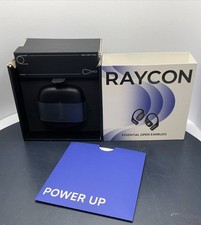 Raycon Essential Open Earbuds RBO715 Black TWS Bluetooth w/Charging Case 0826-01