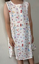 Girl's 5-6 T Floral Summer Dress Lightweight Floral Outfit NWT