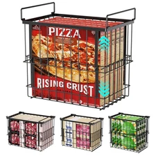Deep Freezer Organizer Bins - 4 Pack Large Adjustable Freezer Organizer Bins ...