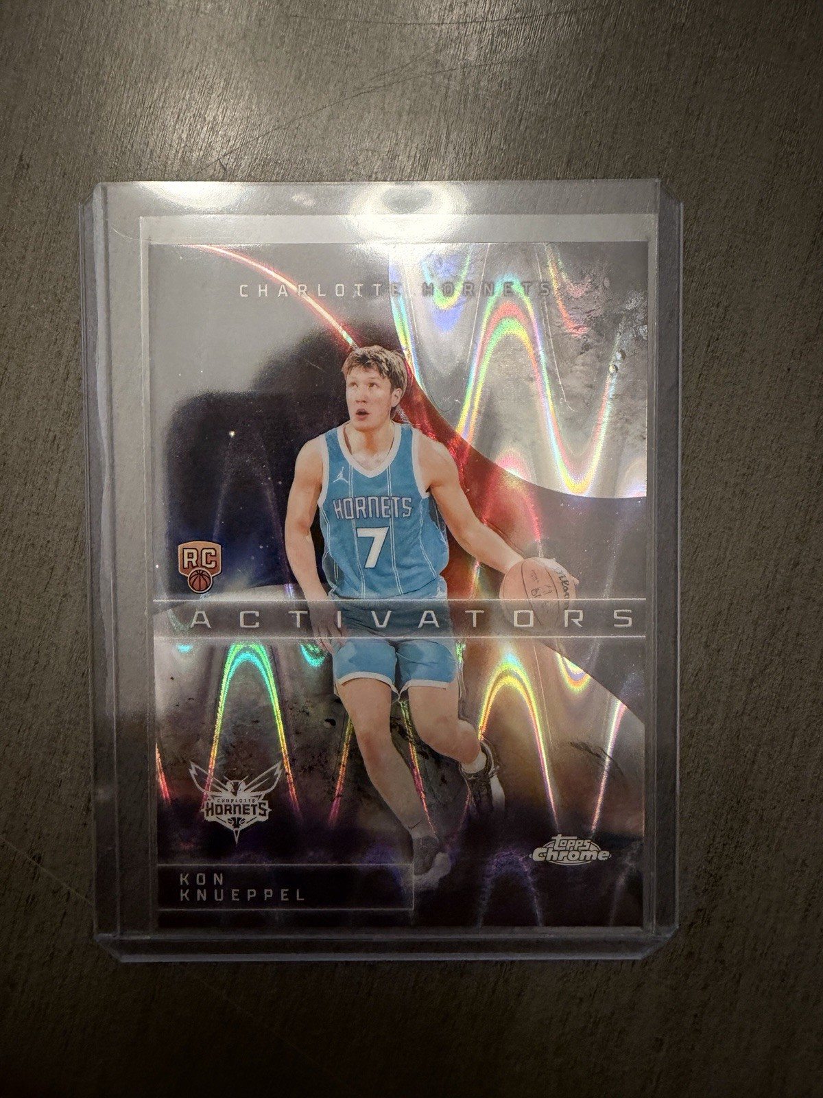 2025-26 Topps Chrome Basketball Kon Knueppel Activators RayWave RC AC-14 SP