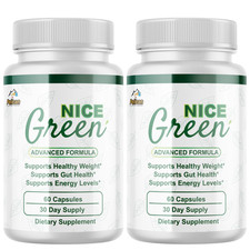 Nice Green- Metabolism Support, Weight Management Supplement- 2 Bottles