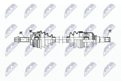 Original NTY Antriebswelle NPW-TY-178 für Toyota