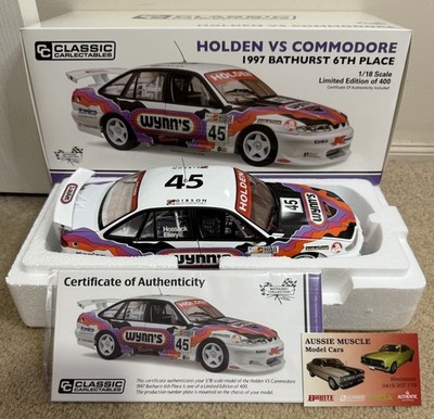 1:18 Classic Carlectables VS Commodore WYNN'S #45 Hossack / Ellery 1997 Bathurst