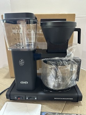 Technivorm MOCCAMASTER  KBGV Coffee Maker Machine Matte Black  53948 imperfect