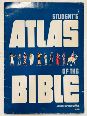 Student's Bible Atlas by American Map Co 1978 Carta Illustrated